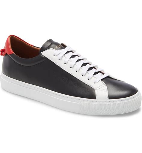 givenchy urban street knots low-top sneaker black red